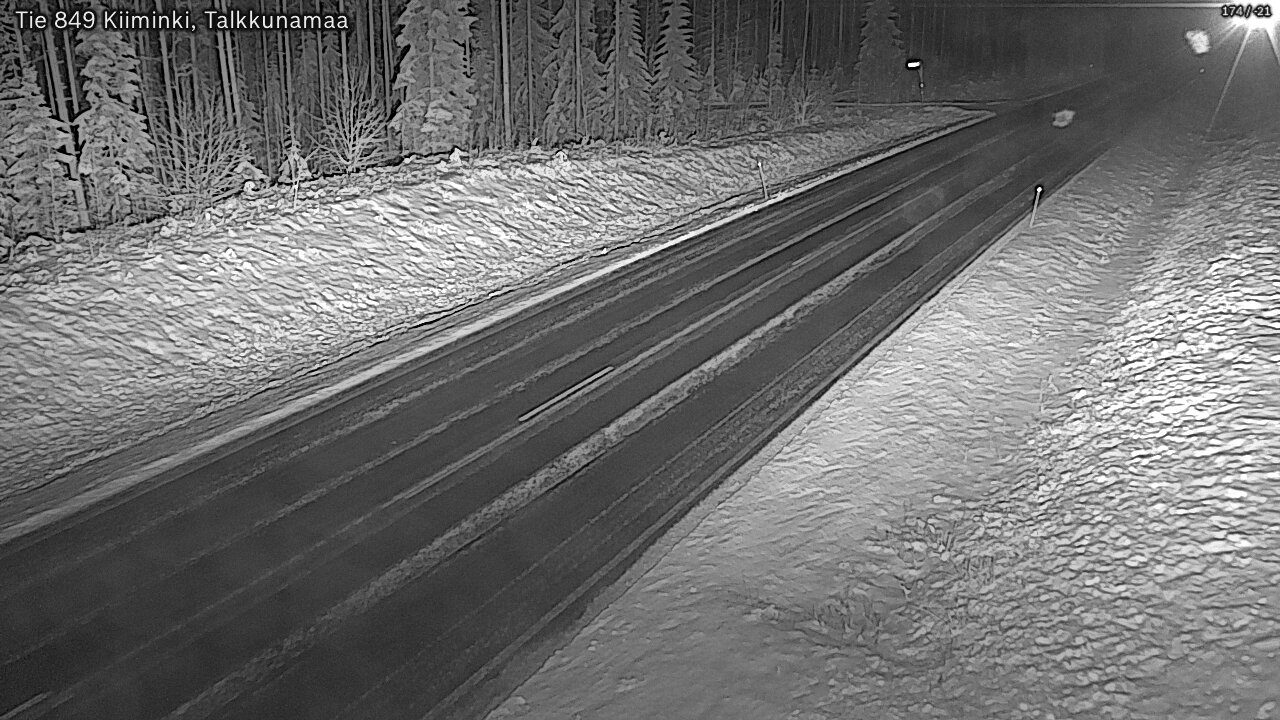 Kelikamerat Kuva Tie 849 Kiiminki, Talkkunamaa, Oulu, Pohjois-Pohjanmaa