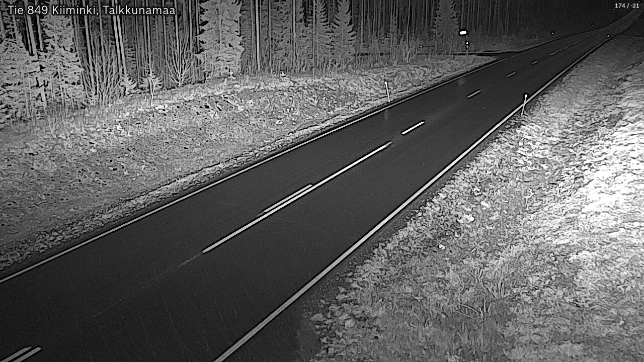 Kelikamerat Kuva Tie 849 Kiiminki, Talkkunamaa, Oulu, Pohjois-Pohjanmaa