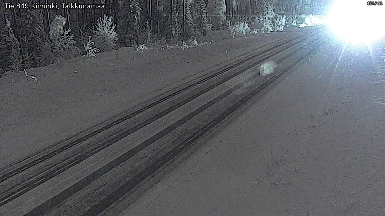 Kelikamerat Kuva Tie 849 Kiiminki, Talkkunamaa, Oulu, Pohjois-Pohjanmaa