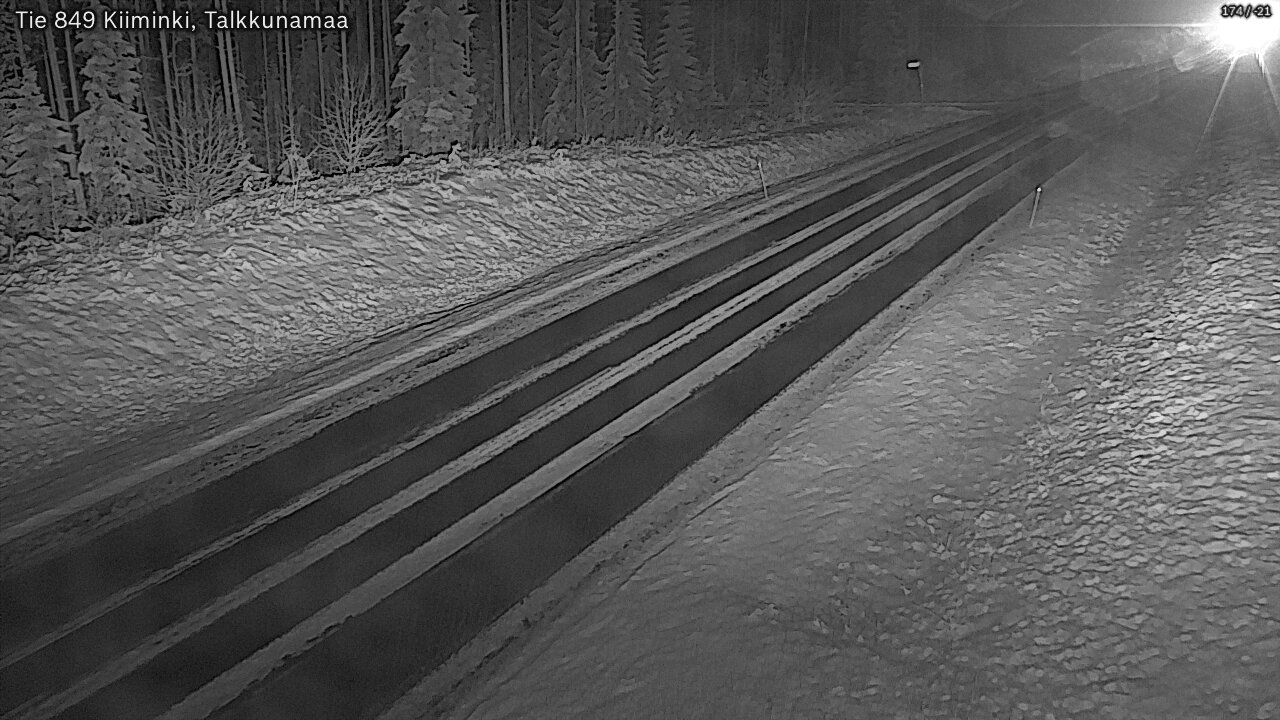 Kelikamerat Kuva Tie 849 Kiiminki, Talkkunamaa, Oulu, Pohjois-Pohjanmaa