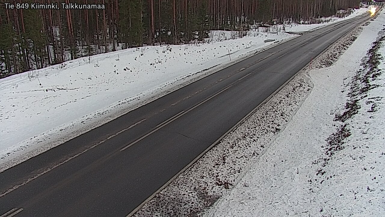 Kelikamerat Kuva Tie 849 Kiiminki, Talkkunamaa, Oulu, Pohjois-Pohjanmaa