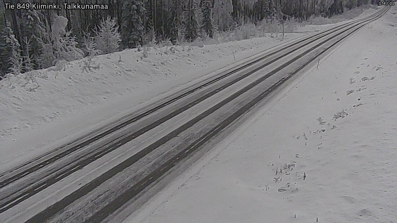 Kelikamerat Kuva Tie 849 Kiiminki, Talkkunamaa, Oulu, Pohjois-Pohjanmaa