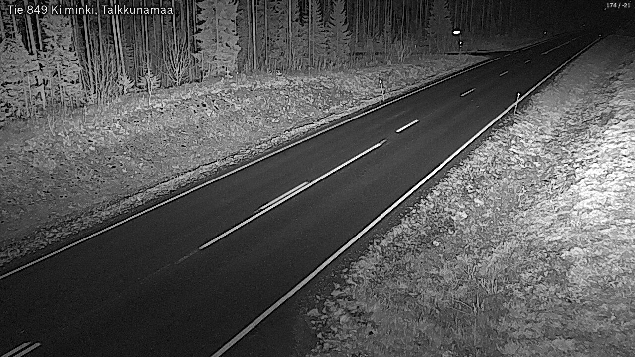 Kelikamerat Kuva Tie 849 Kiiminki, Talkkunamaa, Oulu, Pohjois-Pohjanmaa