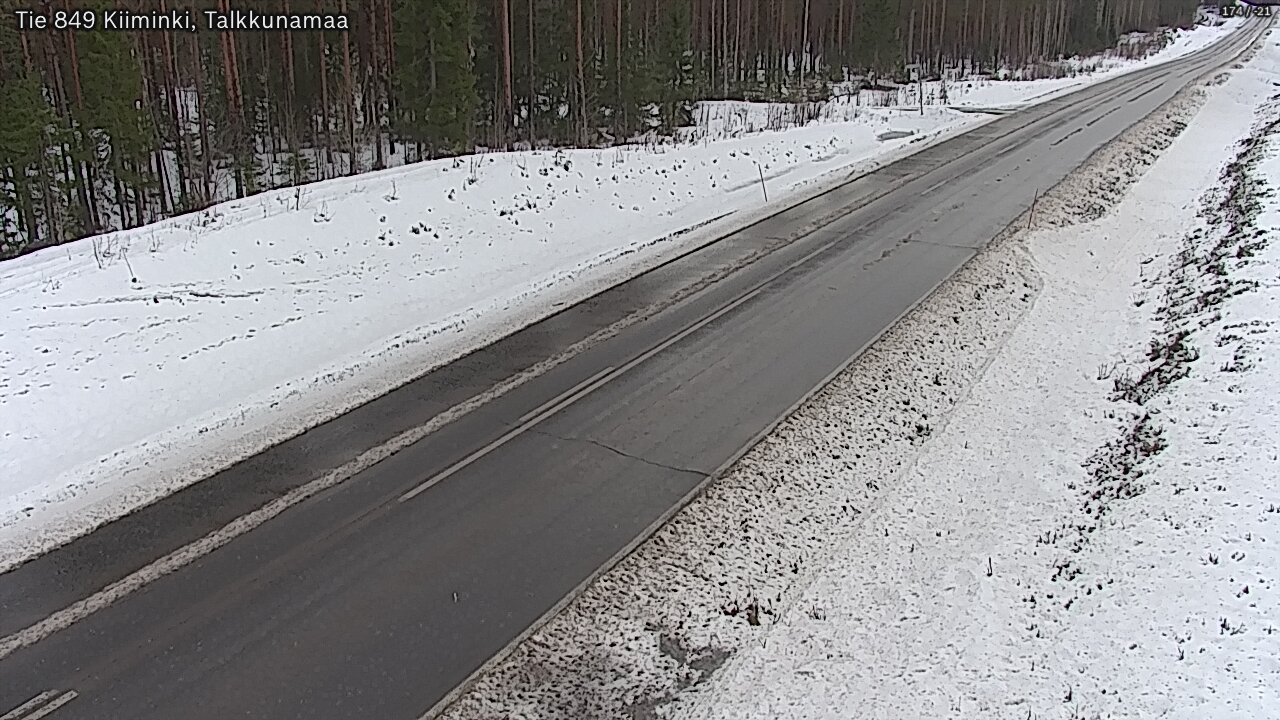 Kelikamerat Kuva Tie 849 Kiiminki, Talkkunamaa, Oulu, Pohjois-Pohjanmaa