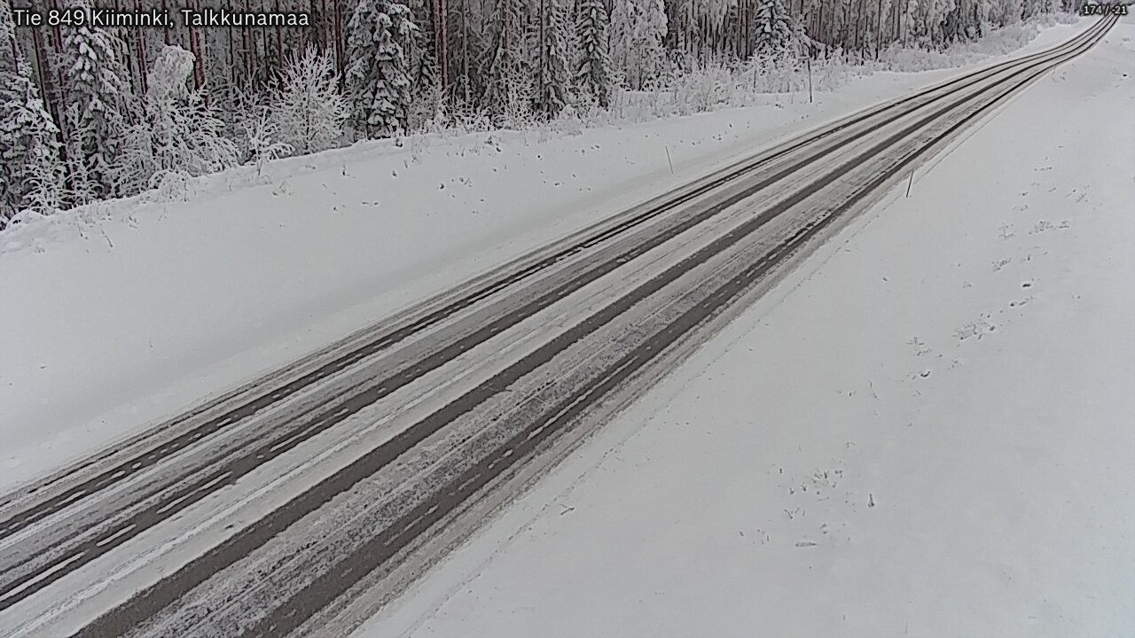 Kelikamerat Kuva Tie 849 Kiiminki, Talkkunamaa, Oulu, Pohjois-Pohjanmaa