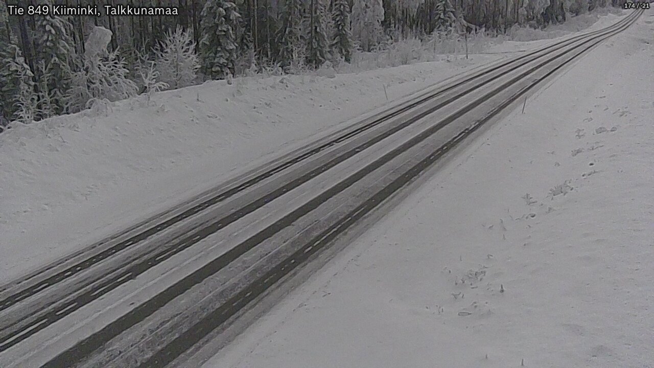 Kelikamerat Kuva Tie 849 Kiiminki, Talkkunamaa, Oulu, Pohjois-Pohjanmaa