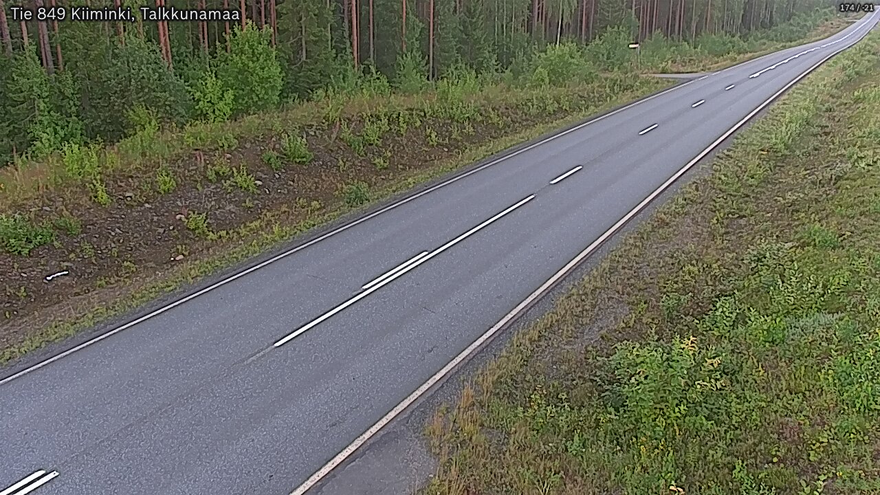 Kelikamerat Kuva Tie 849 Kiiminki, Talkkunamaa, Oulu, Pohjois-Pohjanmaa