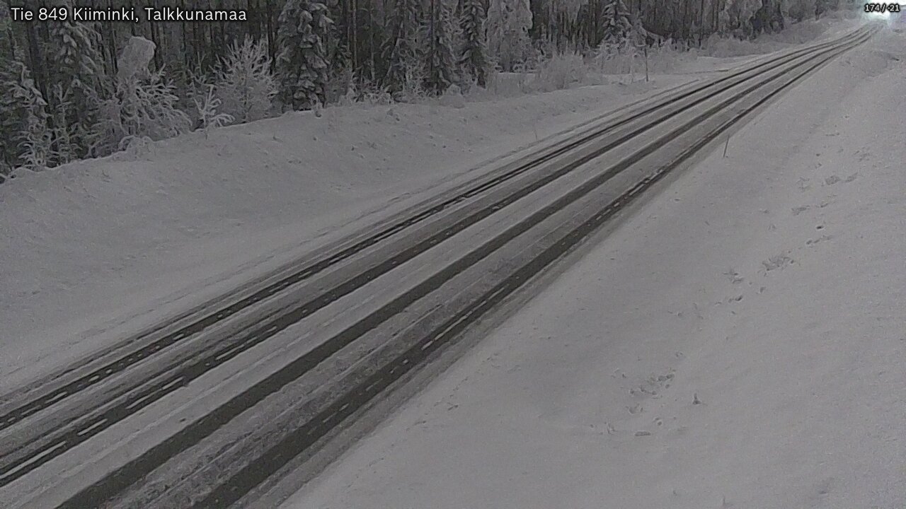 Kelikamerat Kuva Tie 849 Kiiminki, Talkkunamaa, Oulu, Pohjois-Pohjanmaa