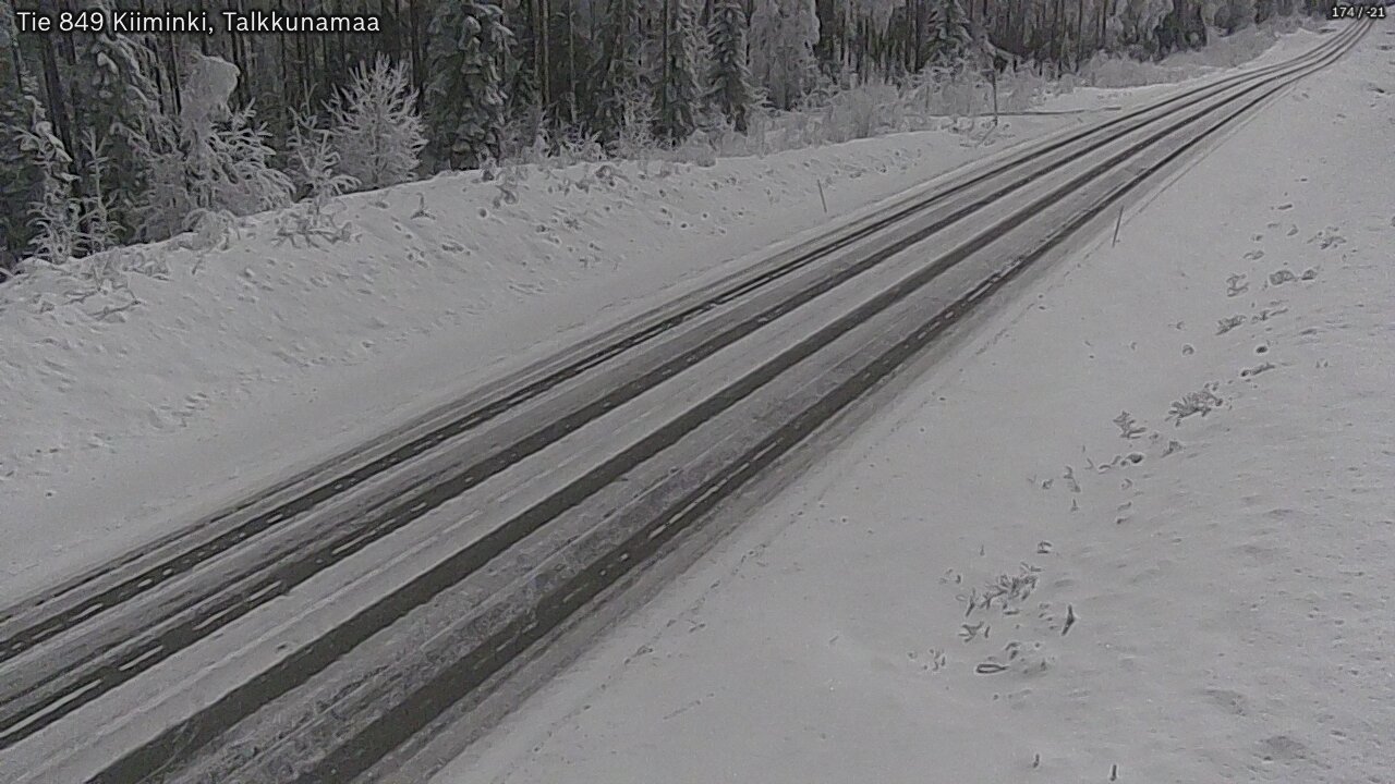 Kelikamerat Kuva Tie 849 Kiiminki, Talkkunamaa, Oulu, Pohjois-Pohjanmaa