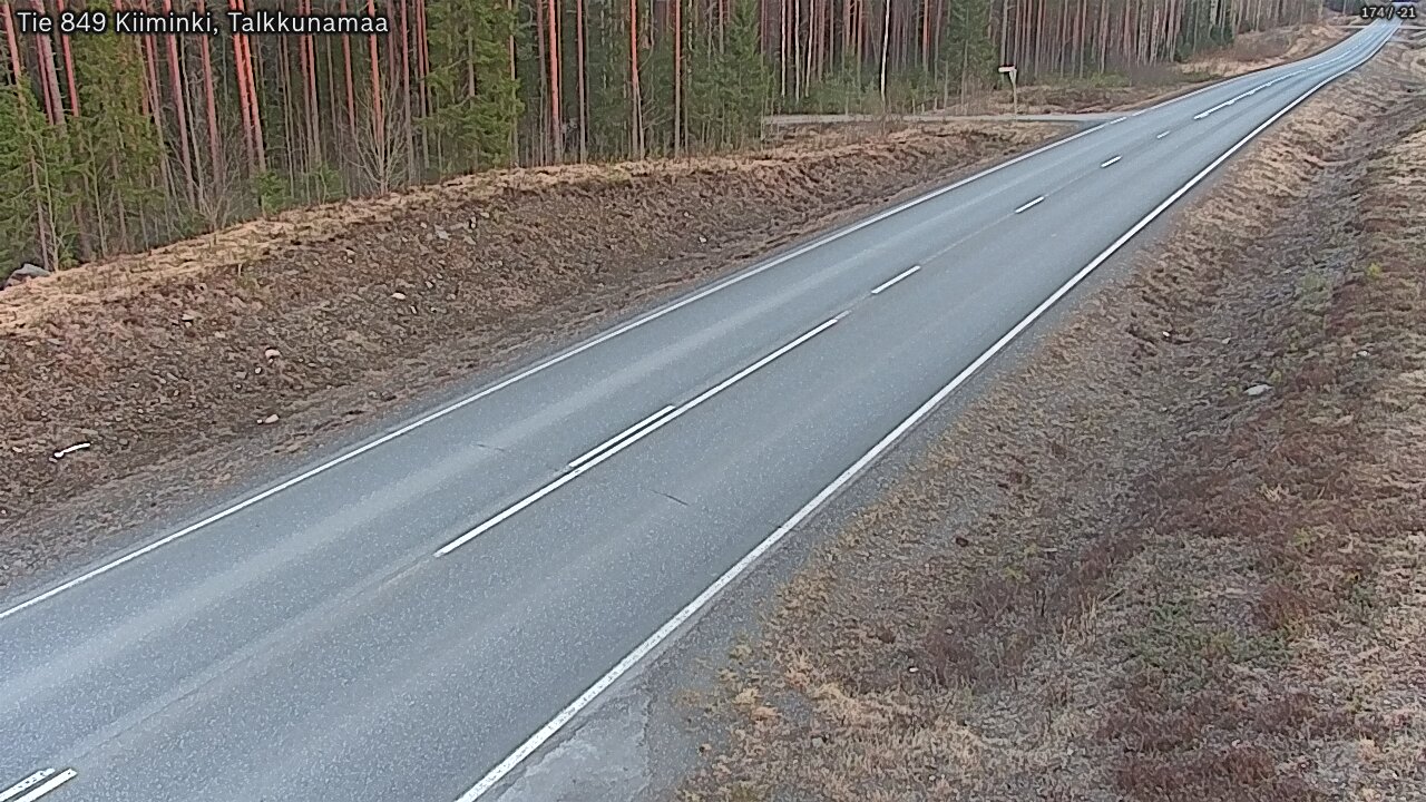 Kelikamerat Kuva Tie 849 Kiiminki, Talkkunamaa, Oulu, Pohjois-Pohjanmaa