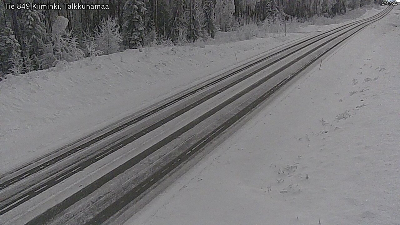 Kelikamerat Kuva Tie 849 Kiiminki, Talkkunamaa, Oulu, Pohjois-Pohjanmaa