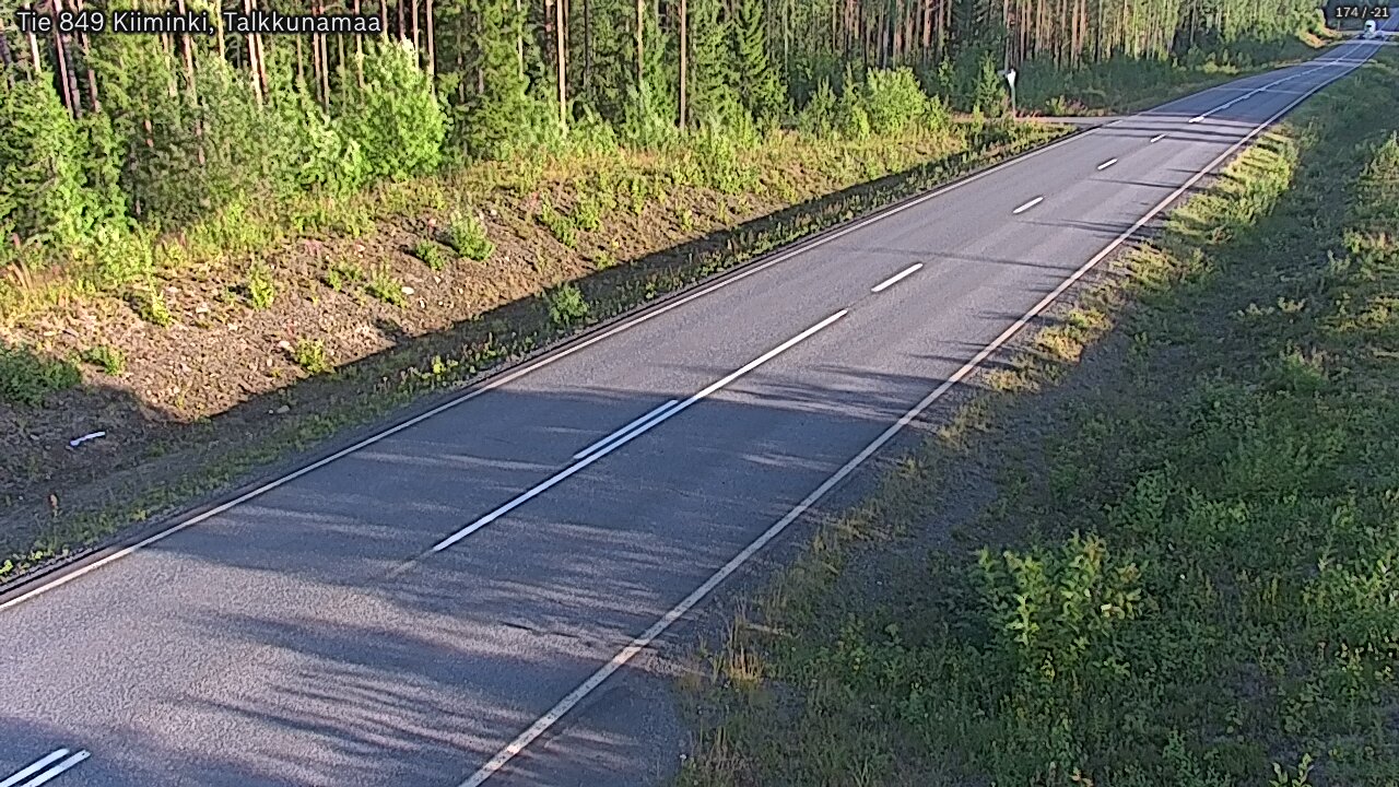 Kelikamerat Kuva Tie 849 Kiiminki, Talkkunamaa, Oulu, Pohjois-Pohjanmaa