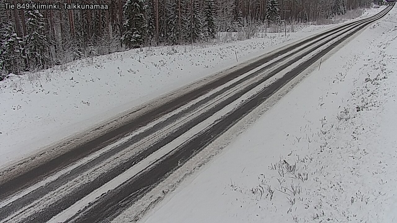 Kelikamerat Kuva Tie 849 Kiiminki, Talkkunamaa, Oulu, Pohjois-Pohjanmaa