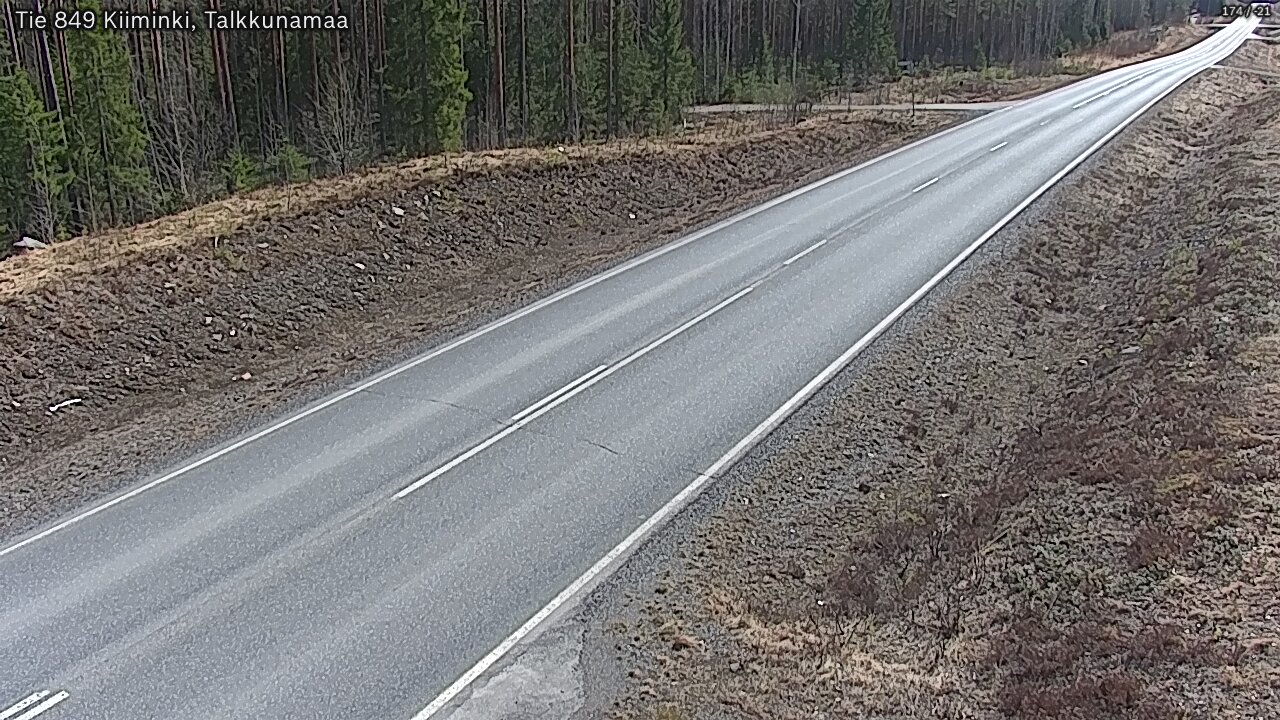 Kelikamerat Kuva Tie 849 Kiiminki, Talkkunamaa, Oulu, Pohjois-Pohjanmaa