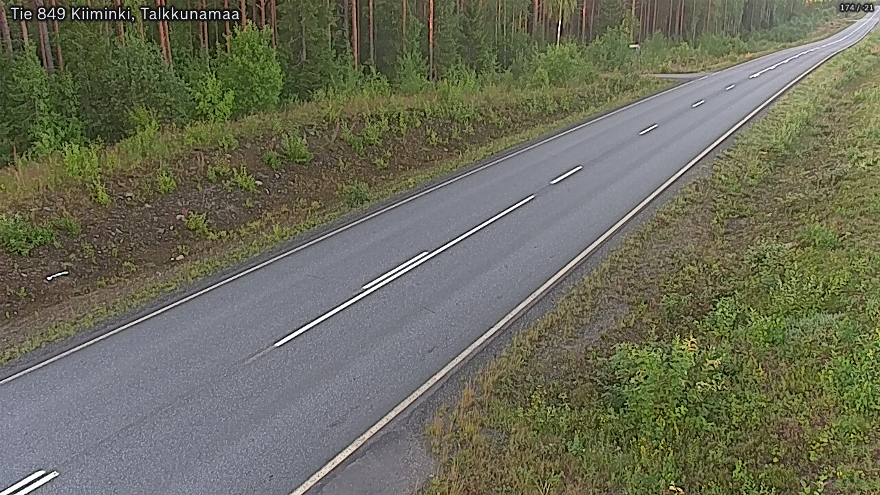 Kelikamerat Kuva Tie 849 Kiiminki, Talkkunamaa, Oulu, Pohjois-Pohjanmaa