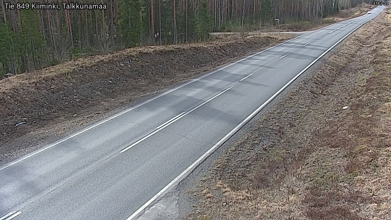 Kelikamerat Kuva Tie 849 Kiiminki, Talkkunamaa, Oulu, Pohjois-Pohjanmaa