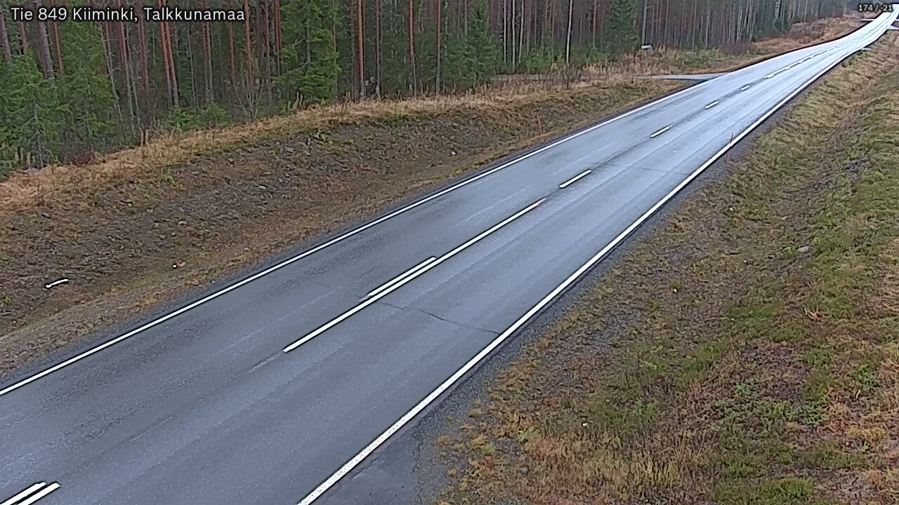 Kelikamerat Kuva Tie 849 Kiiminki, Talkkunamaa, Oulu, Pohjois-Pohjanmaa