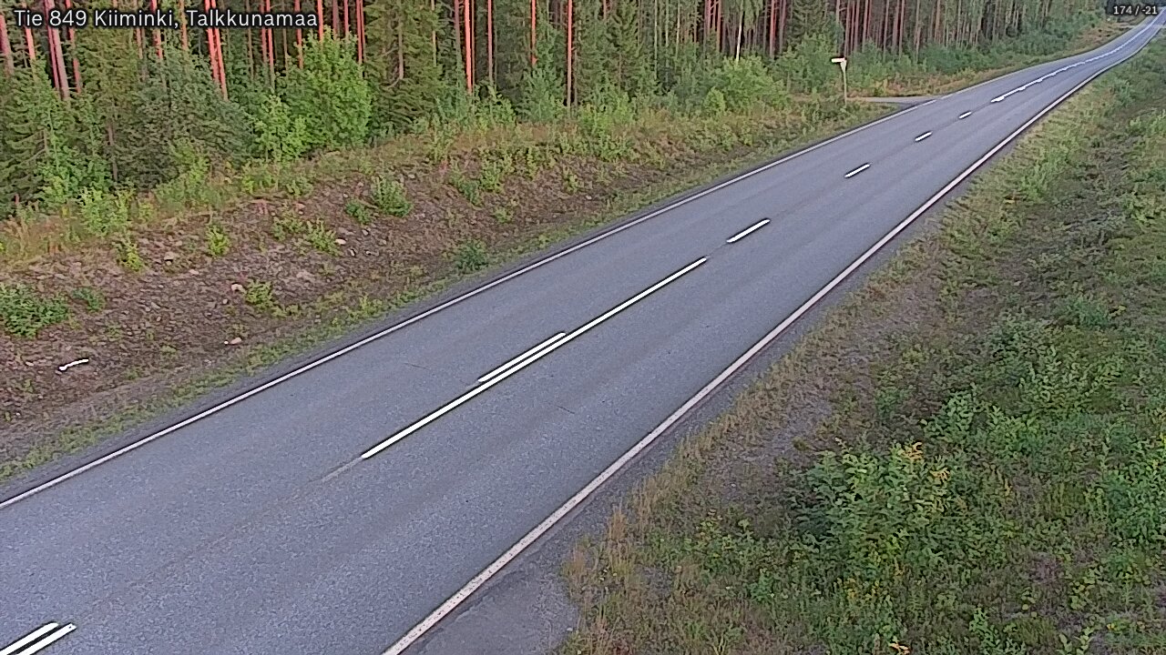 Kelikamerat Kuva Tie 849 Kiiminki, Talkkunamaa, Oulu, Pohjois-Pohjanmaa