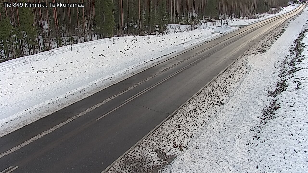 Kelikamerat Kuva Tie 849 Kiiminki, Talkkunamaa, Oulu, Pohjois-Pohjanmaa