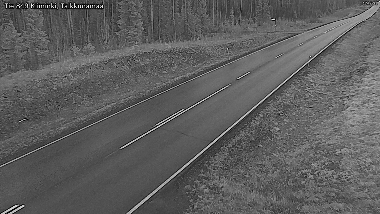 Kelikamerat Kuva Tie 849 Kiiminki, Talkkunamaa, Oulu, Pohjois-Pohjanmaa