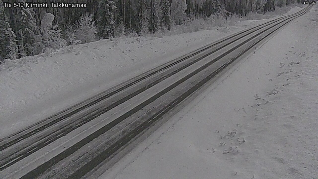 Kelikamerat Kuva Tie 849 Kiiminki, Talkkunamaa, Oulu, Pohjois-Pohjanmaa
