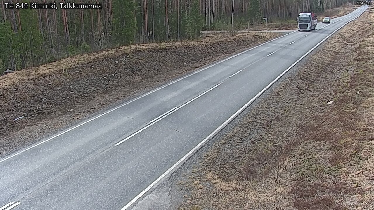 Kelikamerat Kuva Tie 849 Kiiminki, Talkkunamaa, Oulu, Pohjois-Pohjanmaa