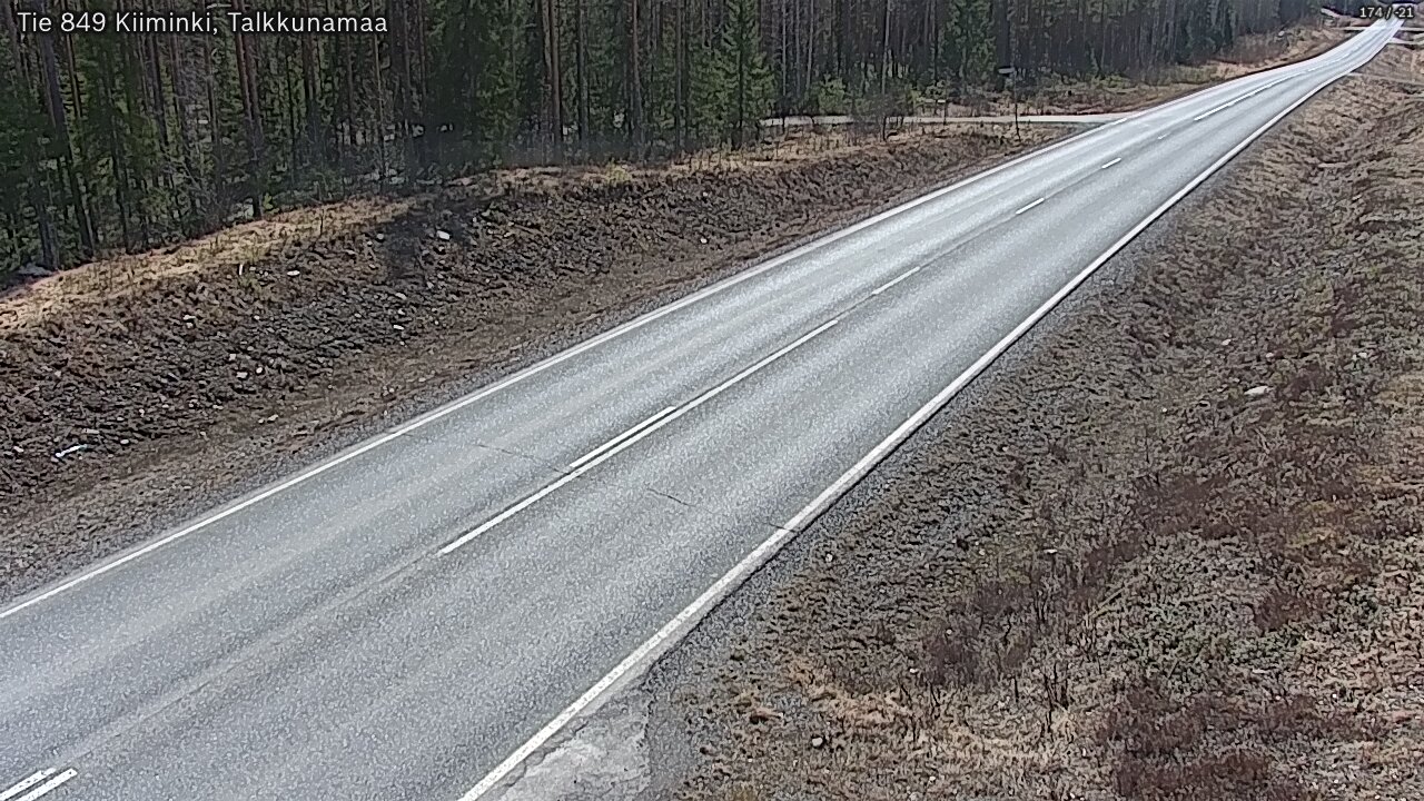 Kelikamerat Kuva Tie 849 Kiiminki, Talkkunamaa, Oulu, Pohjois-Pohjanmaa