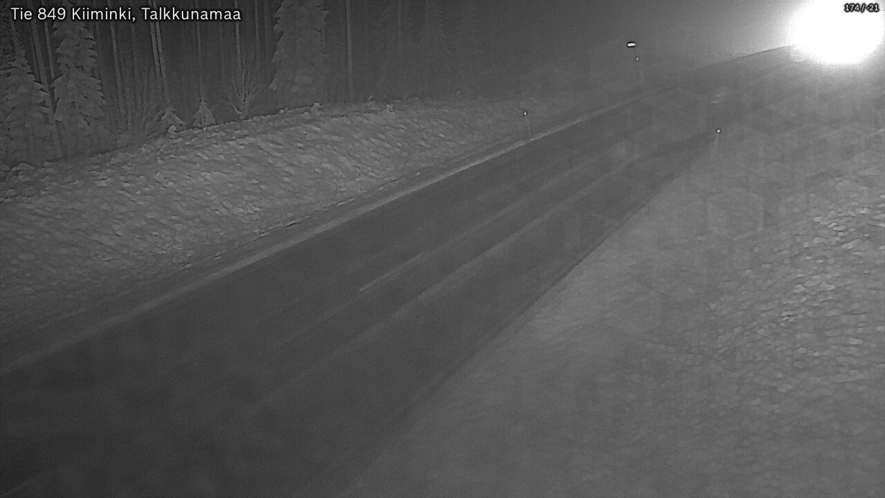 Kelikamerat Kuva Tie 849 Kiiminki, Talkkunamaa, Oulu, Pohjois-Pohjanmaa