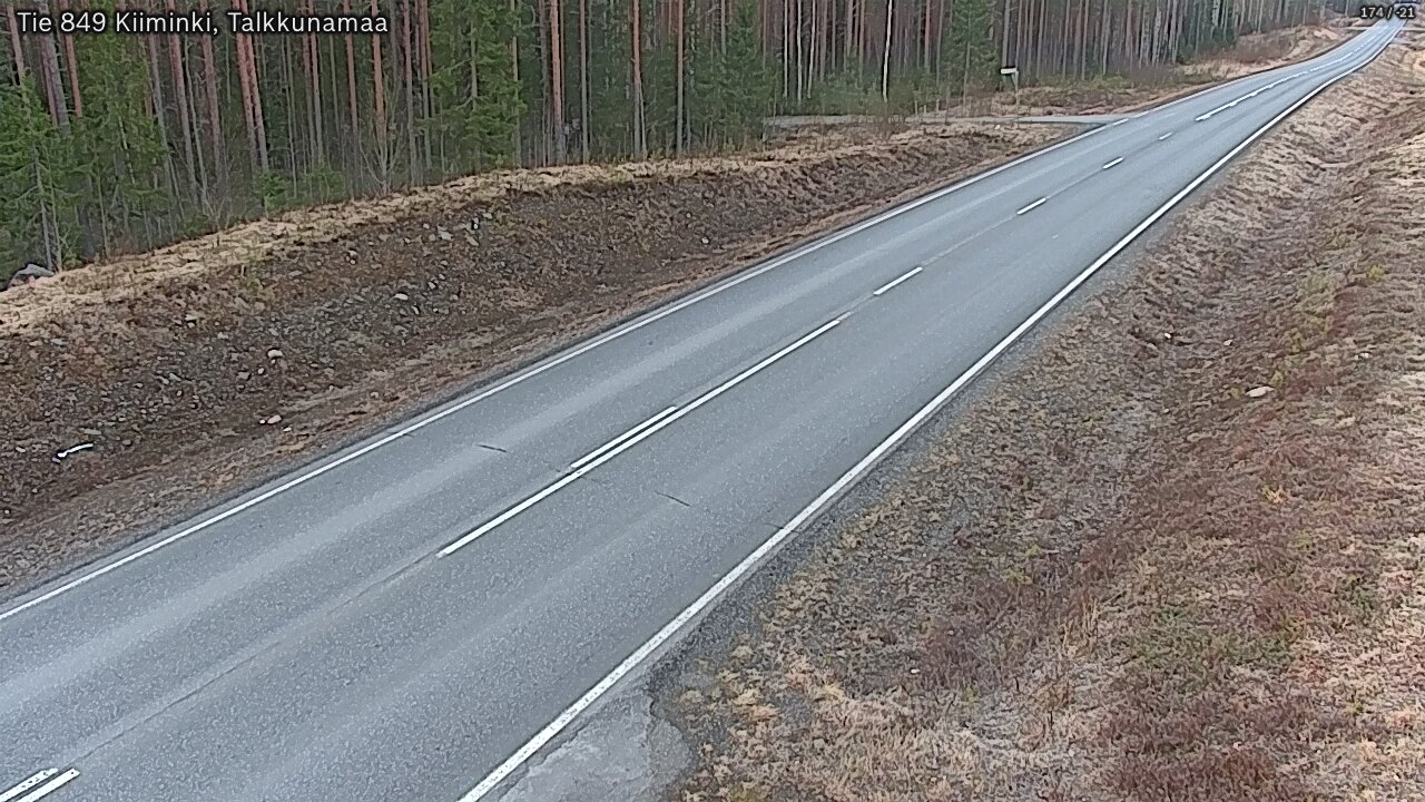 Kelikamerat Kuva Tie 849 Kiiminki, Talkkunamaa, Oulu, Pohjois-Pohjanmaa