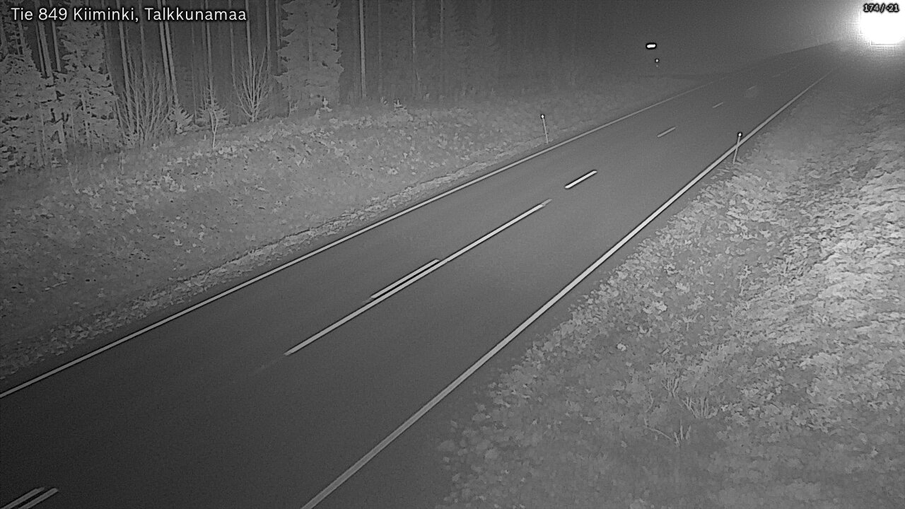 Kelikamerat Kuva Tie 849 Kiiminki, Talkkunamaa, Oulu, Pohjois-Pohjanmaa