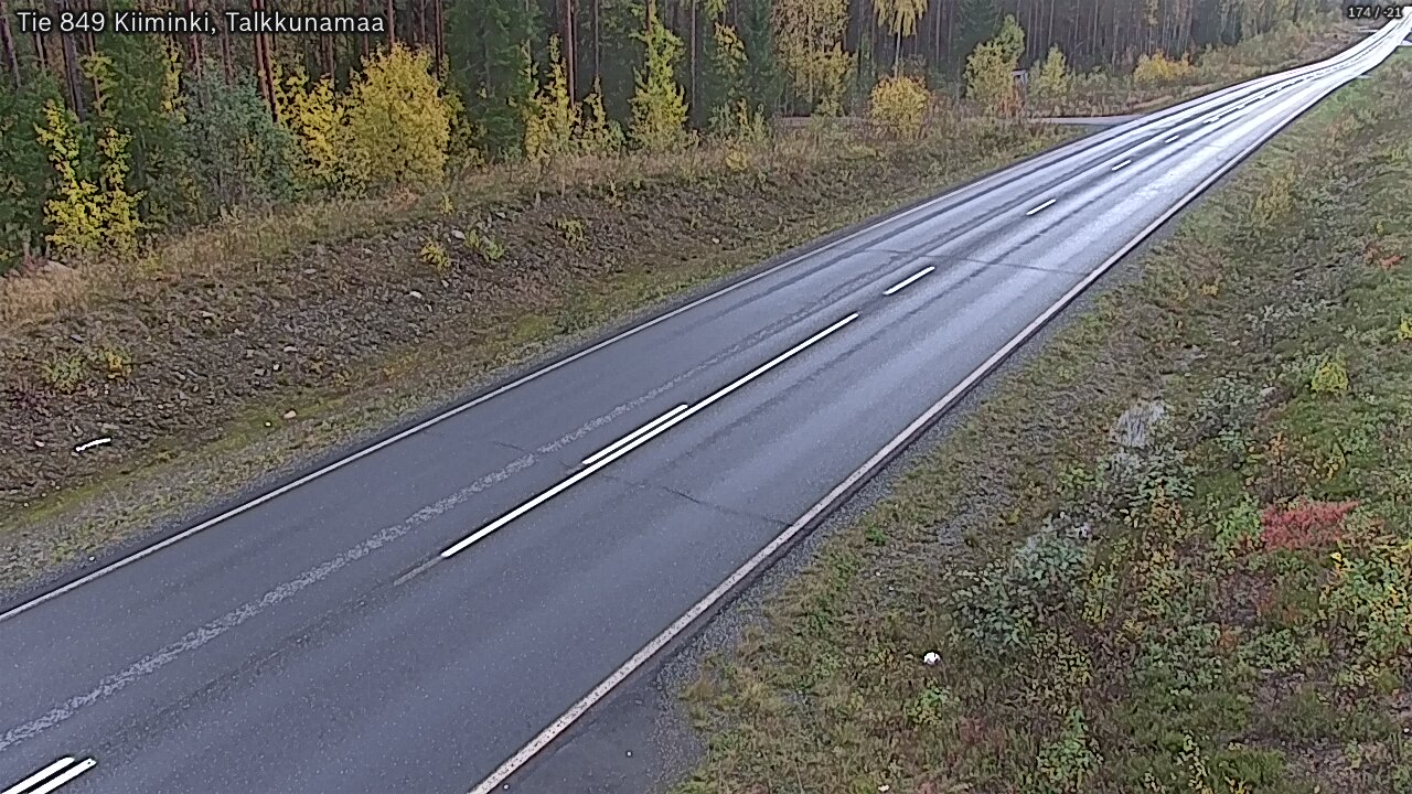 Kelikamerat Kuva Tie 849 Kiiminki, Talkkunamaa, Oulu, Pohjois-Pohjanmaa