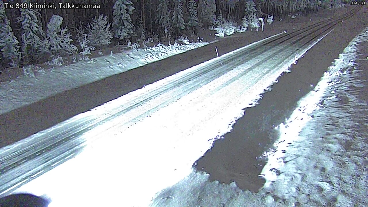 Kelikamerat Kuva Tie 849 Kiiminki, Talkkunamaa, Oulu, Pohjois-Pohjanmaa