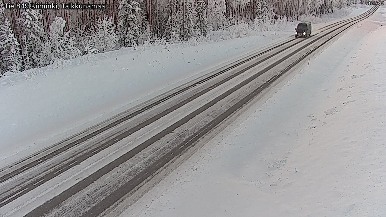 Weather Camera Image Road 849 Kiiminki, Talkkunamaa, Oulu, Pohjois-Pohjanmaa