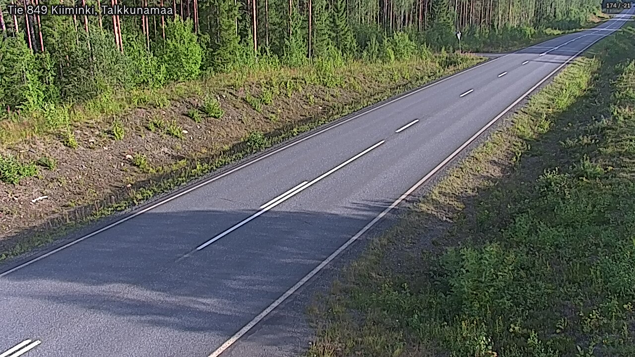 Kelikamerat Kuva Tie 849 Kiiminki, Talkkunamaa, Oulu, Pohjois-Pohjanmaa