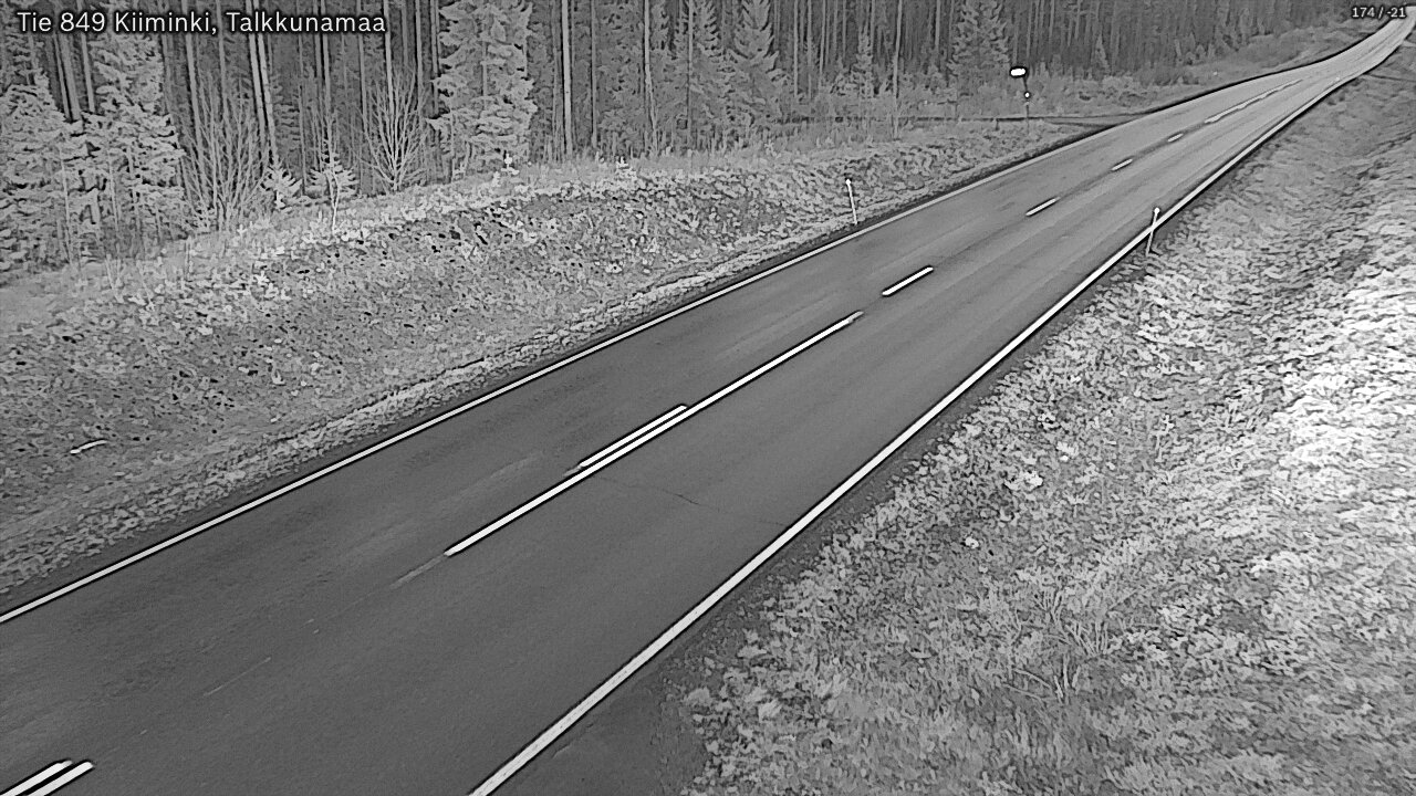 Kelikamerat Kuva Tie 849 Kiiminki, Talkkunamaa, Oulu, Pohjois-Pohjanmaa