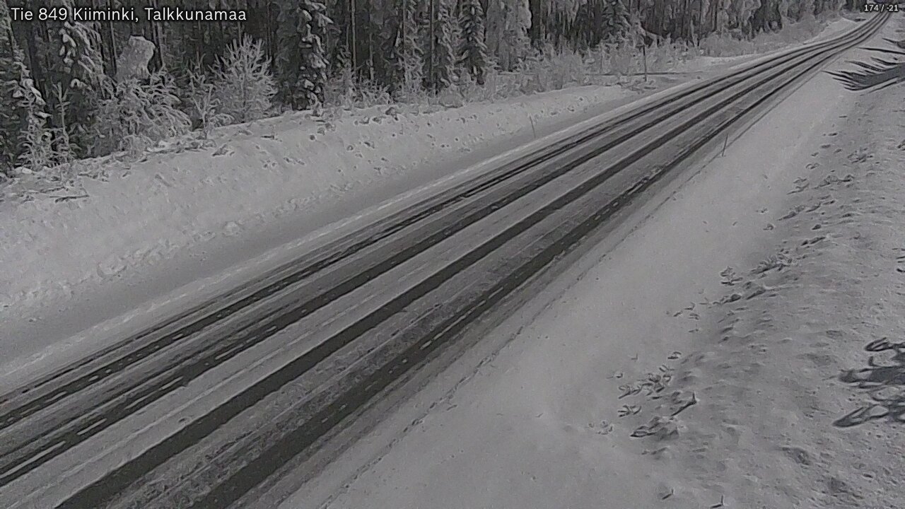 Kelikamerat Kuva Tie 849 Kiiminki, Talkkunamaa, Oulu, Pohjois-Pohjanmaa