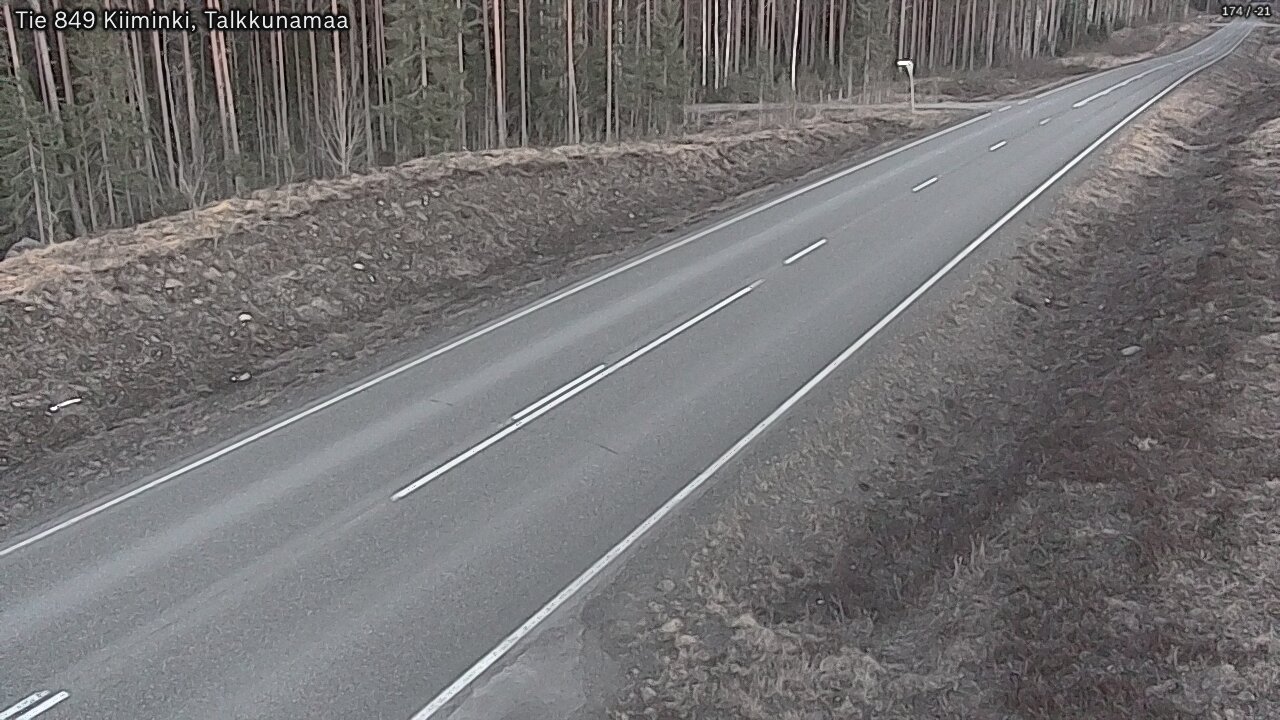 Kelikamerat Kuva Tie 849 Kiiminki, Talkkunamaa, Oulu, Pohjois-Pohjanmaa