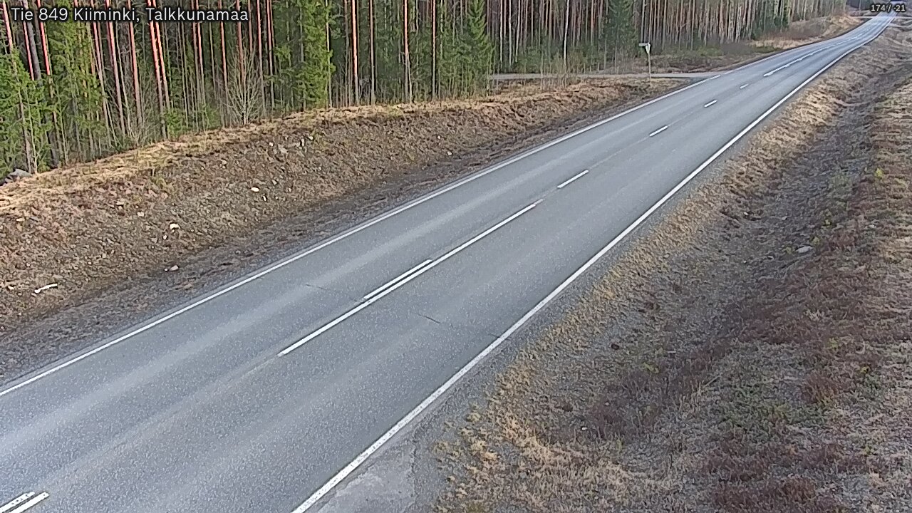Kelikamerat Kuva Tie 849 Kiiminki, Talkkunamaa, Oulu, Pohjois-Pohjanmaa