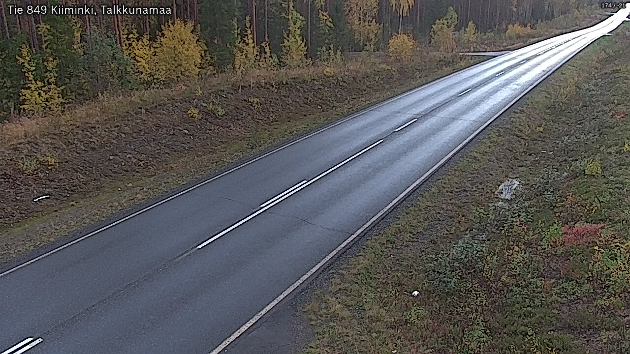 Kelikamerat Kuva Tie 849 Kiiminki, Talkkunamaa, Oulu, Pohjois-Pohjanmaa