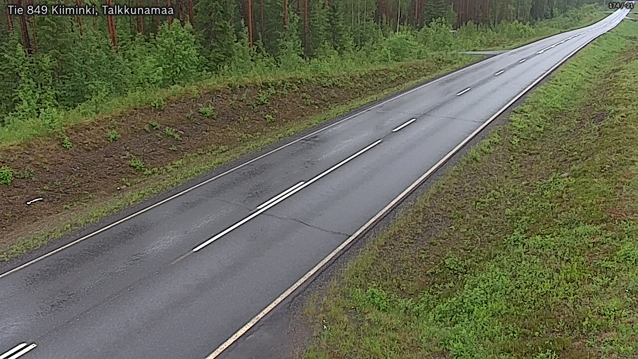 Kelikamerat Kuva Tie 849 Kiiminki, Talkkunamaa, Oulu, Pohjois-Pohjanmaa