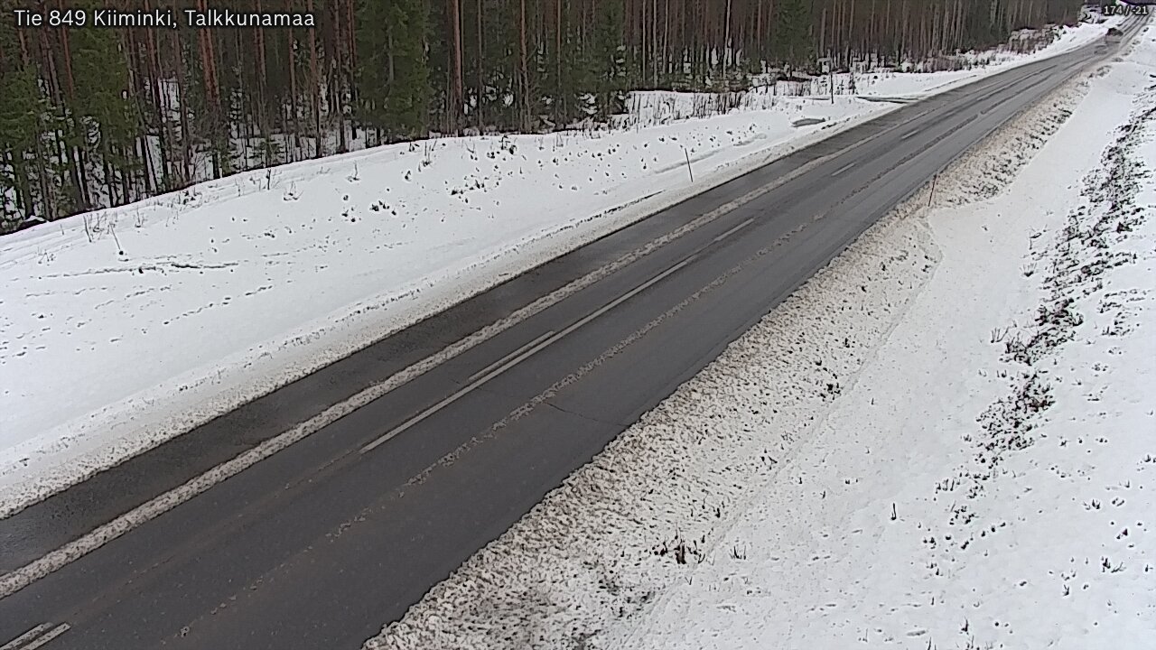 Kelikamerat Kuva Tie 849 Kiiminki, Talkkunamaa, Oulu, Pohjois-Pohjanmaa