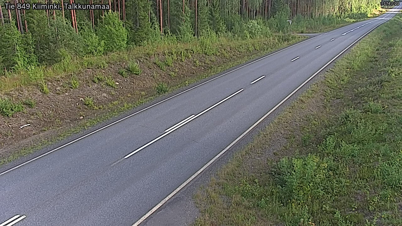 Kelikamerat Kuva Tie 849 Kiiminki, Talkkunamaa, Oulu, Pohjois-Pohjanmaa