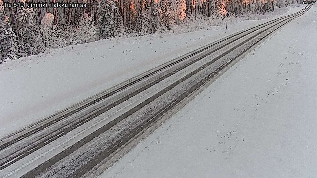Kelikamerat Kuva Tie 849 Kiiminki, Talkkunamaa, Oulu, Pohjois-Pohjanmaa