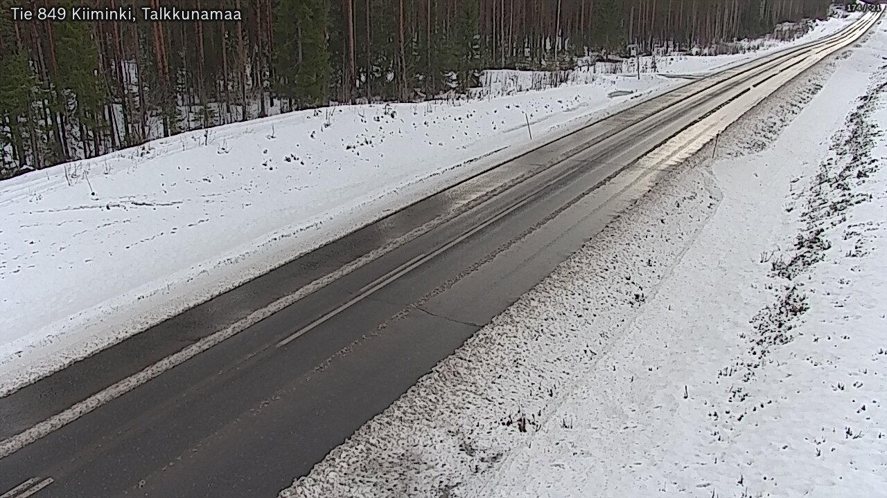 Kelikamerat Kuva Tie 849 Kiiminki, Talkkunamaa, Oulu, Pohjois-Pohjanmaa