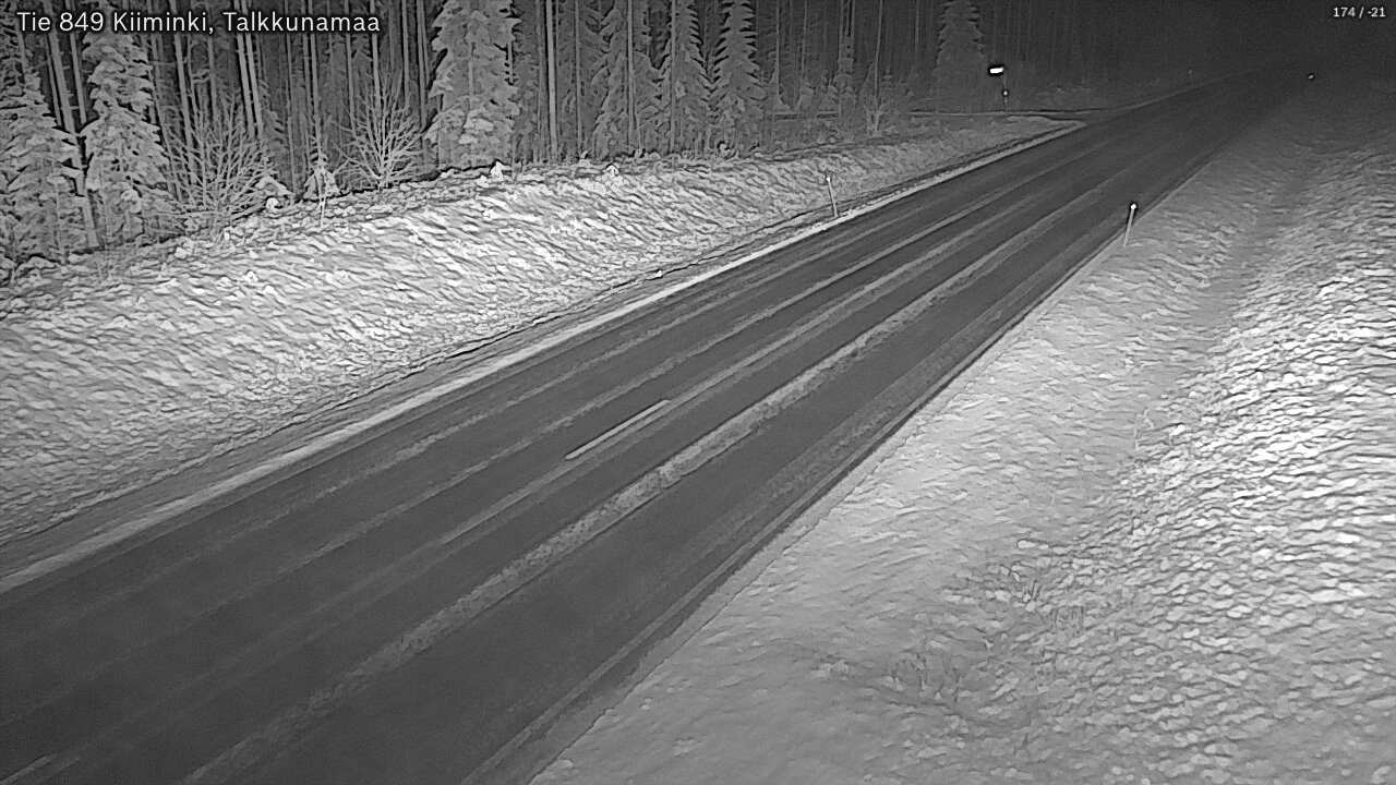 Kelikamerat Kuva Tie 849 Kiiminki, Talkkunamaa, Oulu, Pohjois-Pohjanmaa