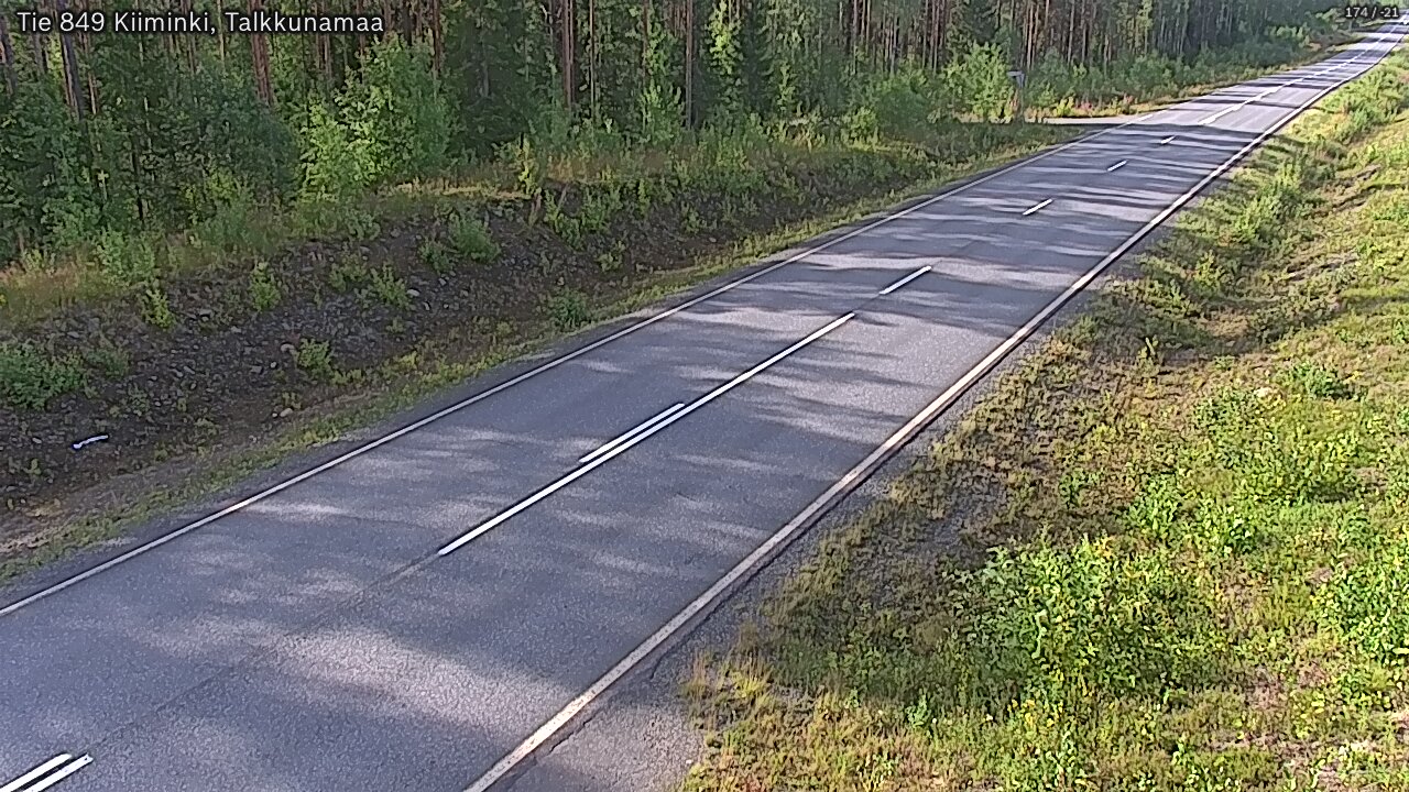 Weather Camera Image Road 849 Kiiminki, Talkkunamaa, Oulu, Pohjois-Pohjanmaa