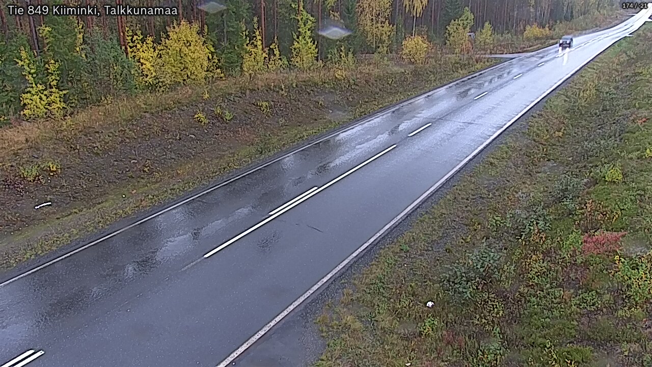 Kelikamerat Kuva Tie 849 Kiiminki, Talkkunamaa, Oulu, Pohjois-Pohjanmaa