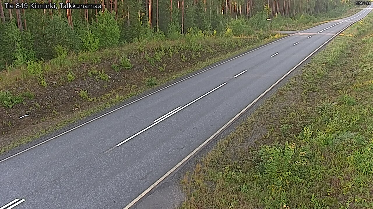 Weather Camera Image Road 849 Kiiminki, Talkkunamaa, Oulu, Pohjois-Pohjanmaa