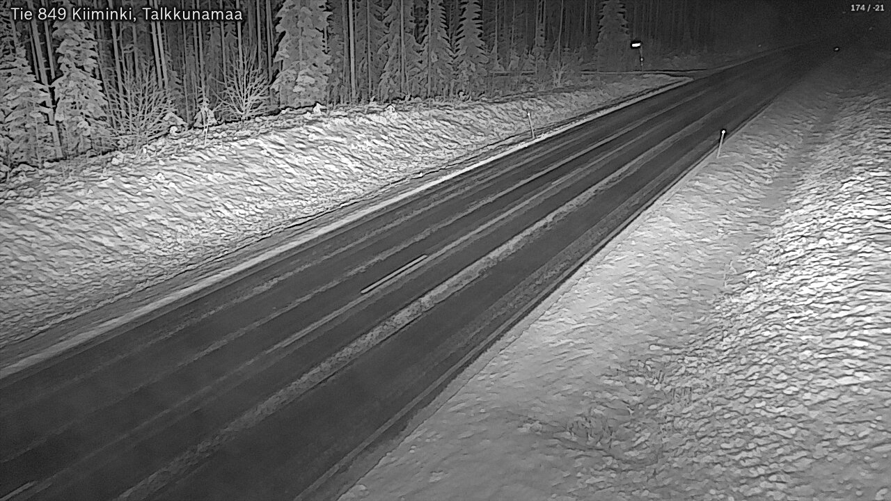 Kelikamerat Kuva Tie 849 Kiiminki, Talkkunamaa, Oulu, Pohjois-Pohjanmaa