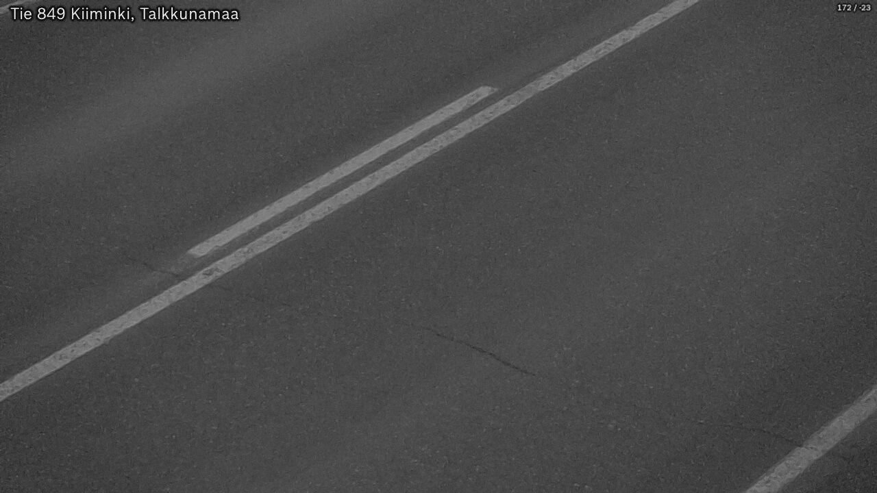 Weather Camera Image Väg 849 Kiiminki, Talkkunamaa, Oulu, Pohjois-Pohjanmaa